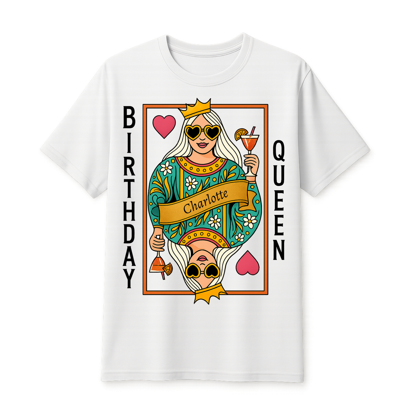 Birthday Queen Personalized T-Shirt