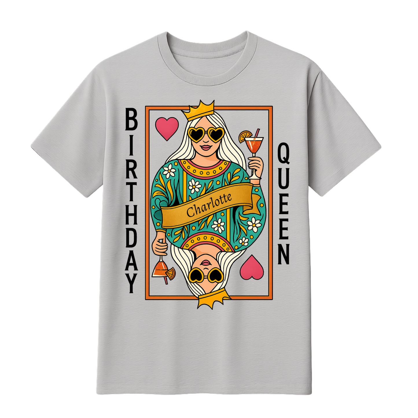 Birthday Queen Personalized T-Shirt