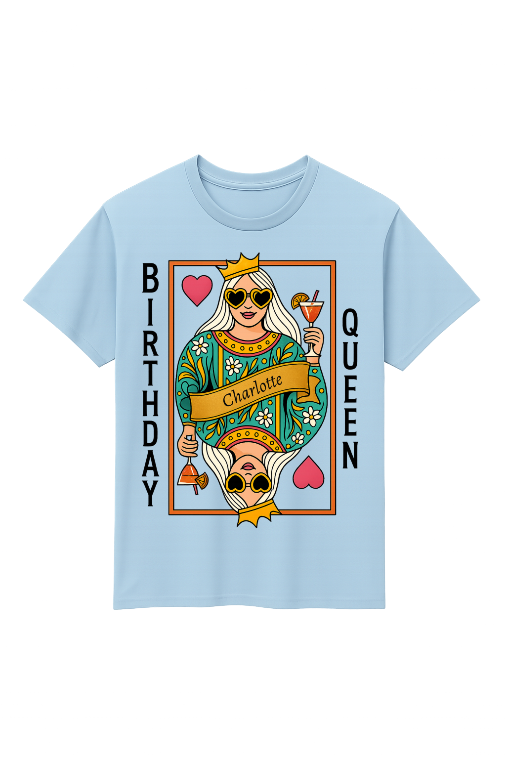 Birthday Queen Personalized T-Shirt