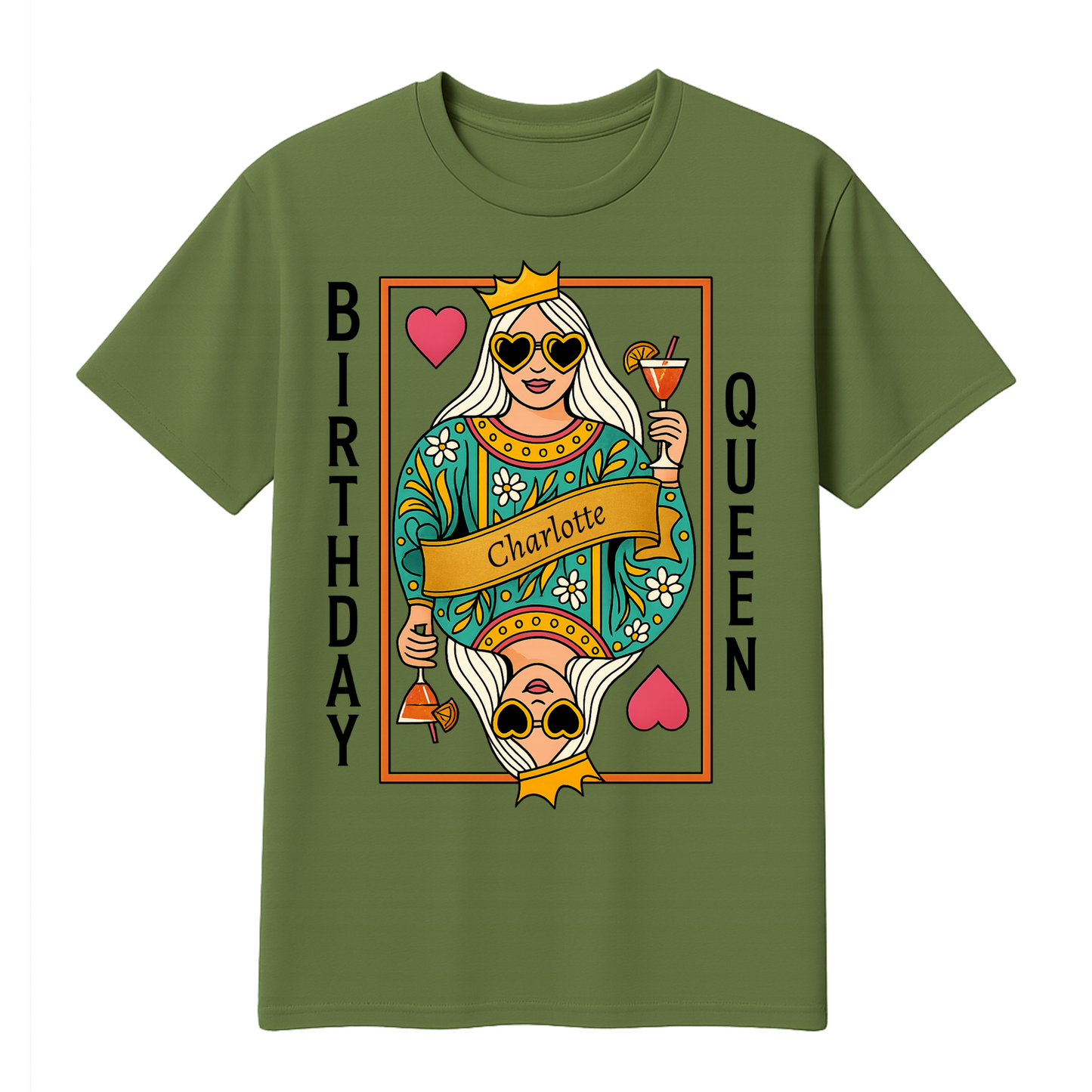 Birthday Queen Personalized T-Shirt
