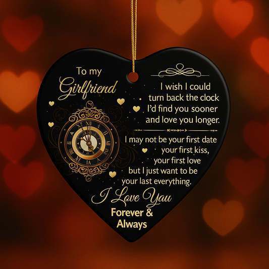 Forever & Always – Ceramic Love Ornament for Her