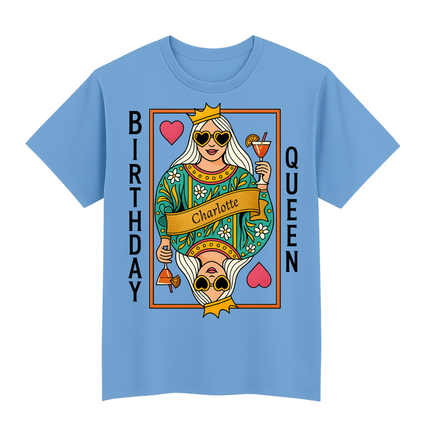 Birthday Queen Personalized T-Shirt