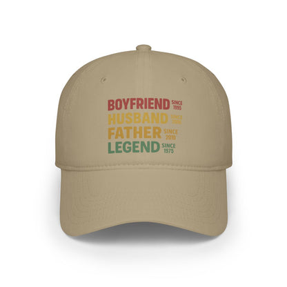 Boyfriend Husband Father Legend Baseball Cap
