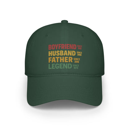 Boyfriend Husband Father Legend Baseball Cap